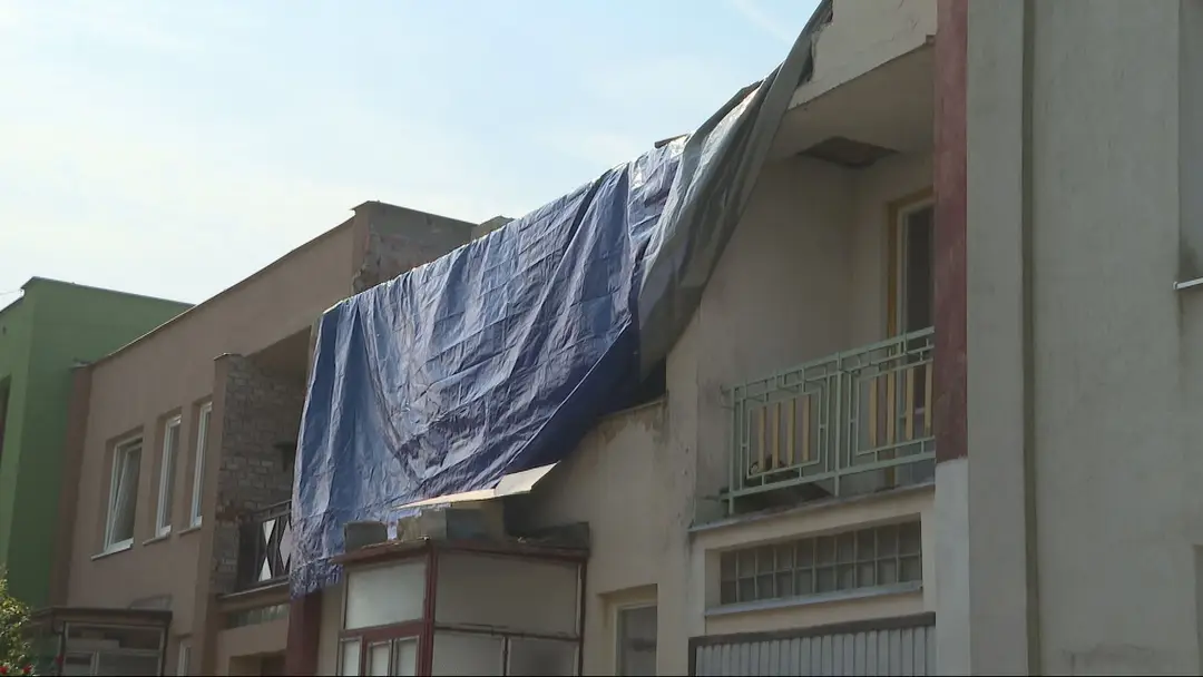 Škody po búrke vo Vranove nad Topľou