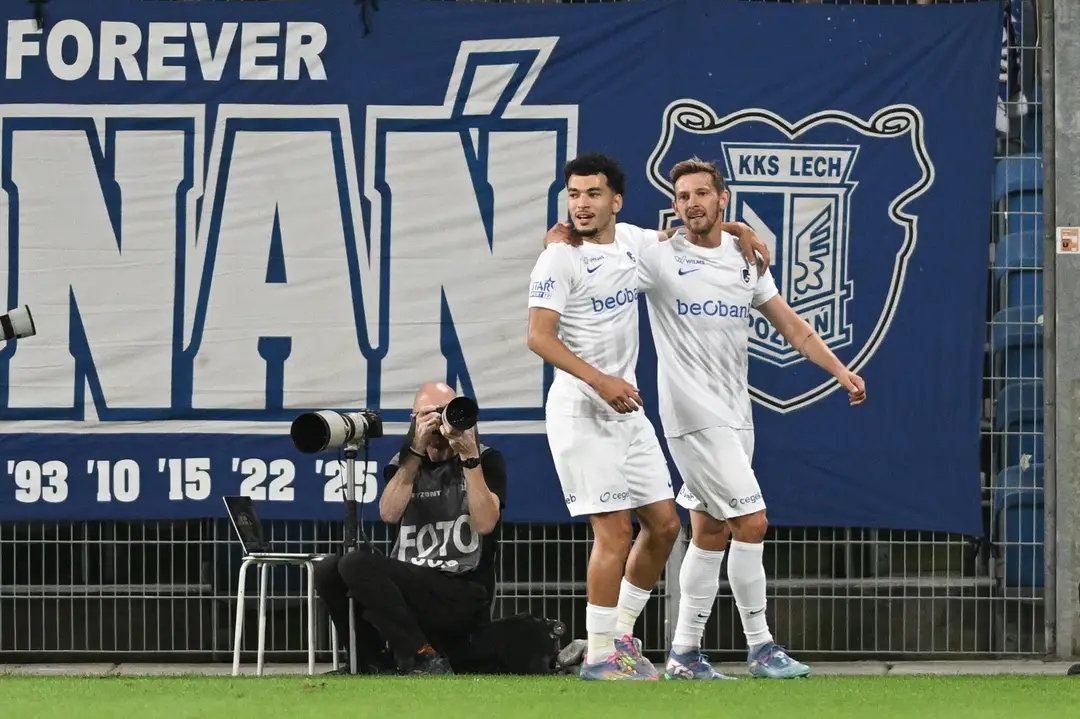 Slovenský futbalista v drese Racingu Genk Patrik Hrušovský.