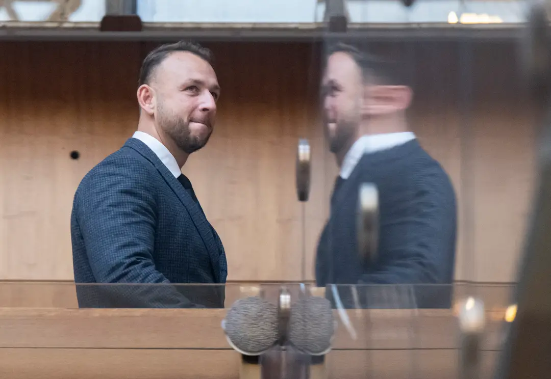 Na snímke minister vnútra SR Matúš Šutaj-Eštok (Hlas-SD) prichádza na rokovanie vlády.