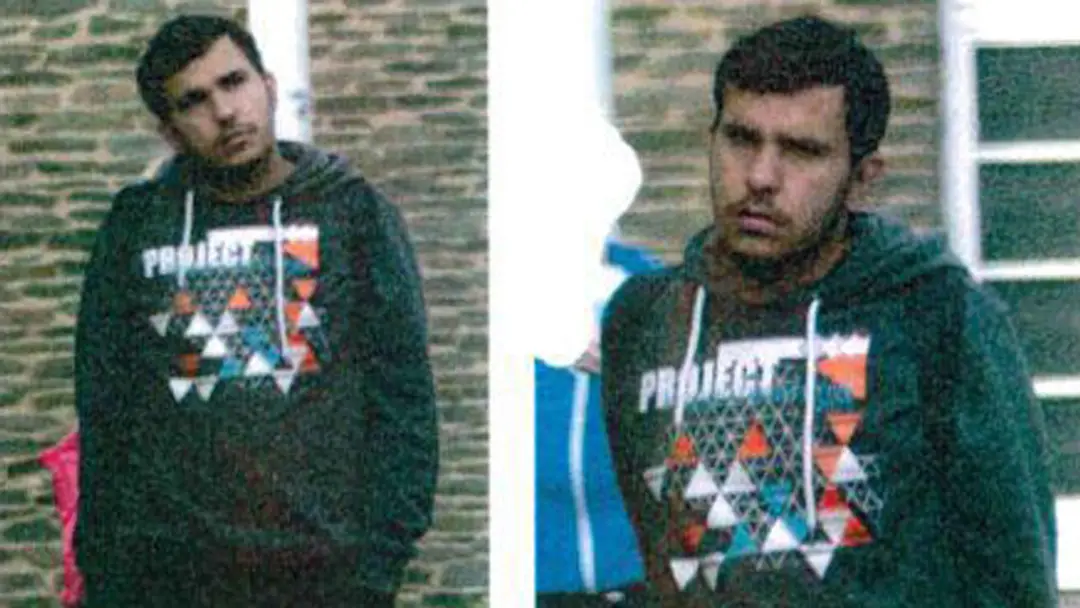 Na snímke 22-ročný Sýrčan Jaber al-Bakr z Damasku, ktorý je podozrivý z plánovania bombového útoku v Nemecku. 