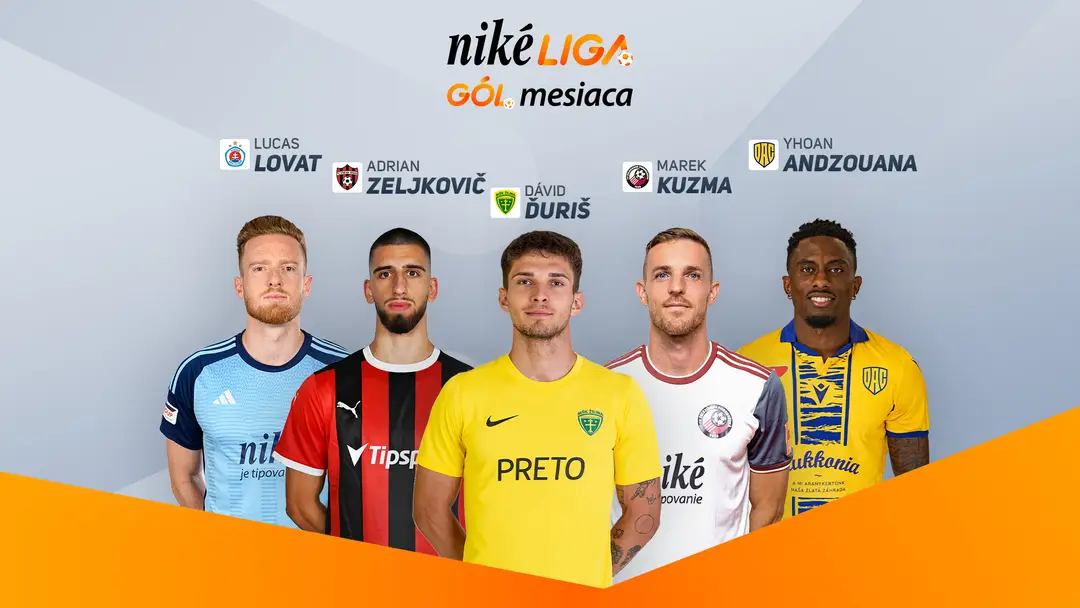 Nominovaní v ankete Gól mesiaca október.