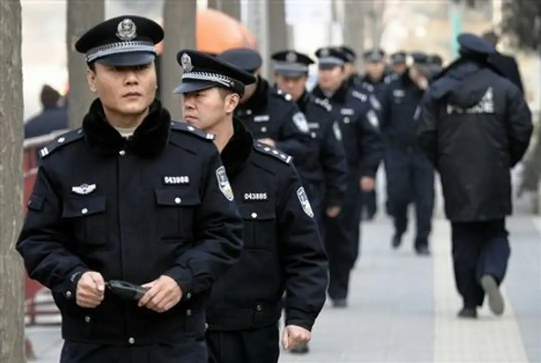 Čínska polícia