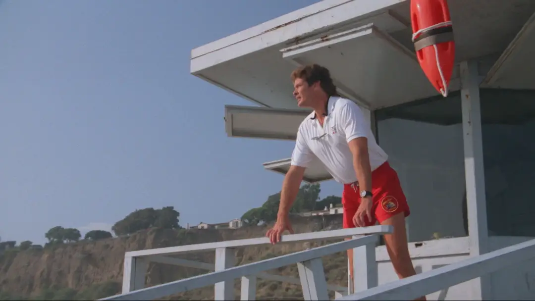 David Hasselhoff ako Mitch Buchannon v Pobrežnej hliadke