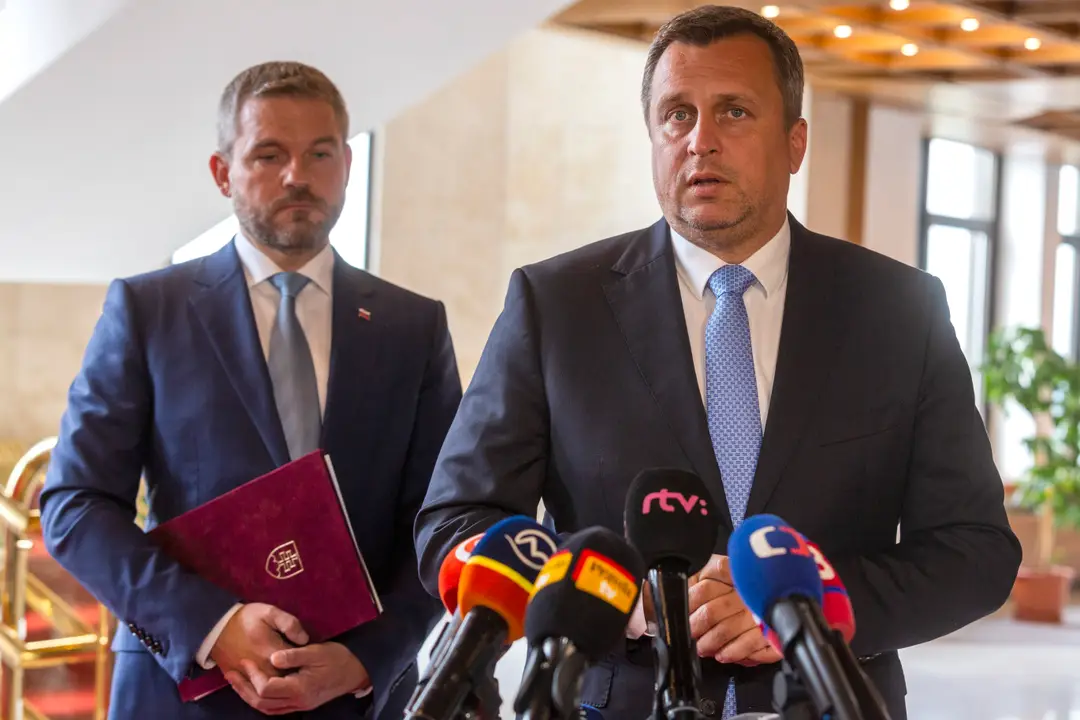 Peter Pellegrini a Andrej Danko.