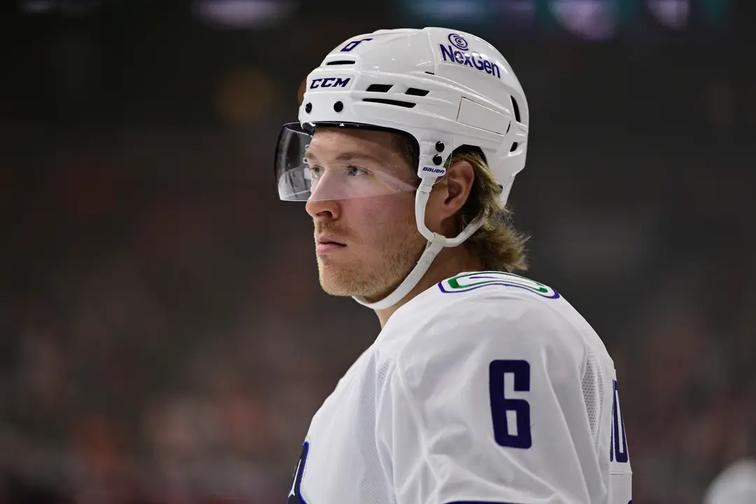 Útočník Vancouveru Brock Boeser.