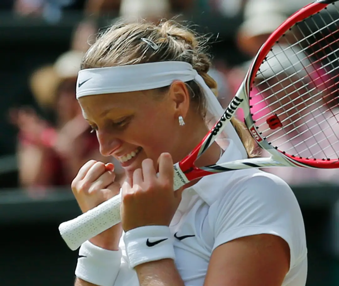 Petra Kvitová na Wimbledone.