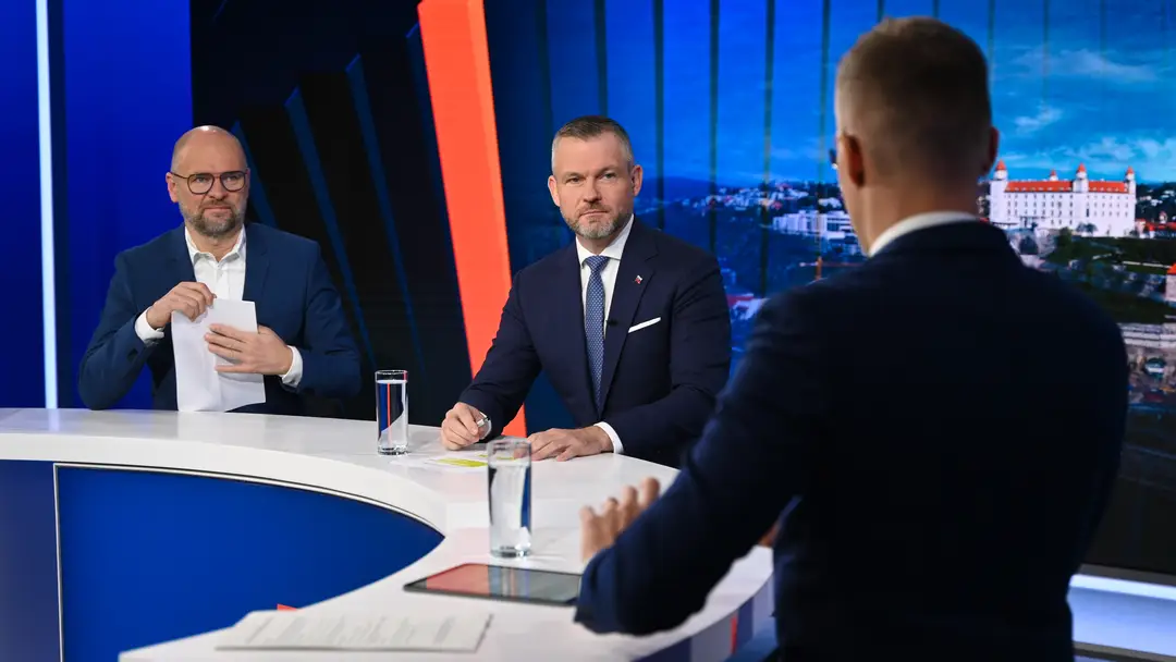 Peter Pellegrini a Richard Sulík v relácii Na telo.