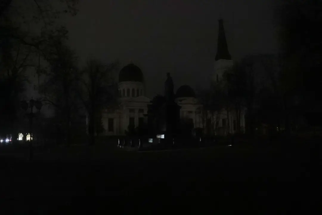 Zhasnutá Odesa.