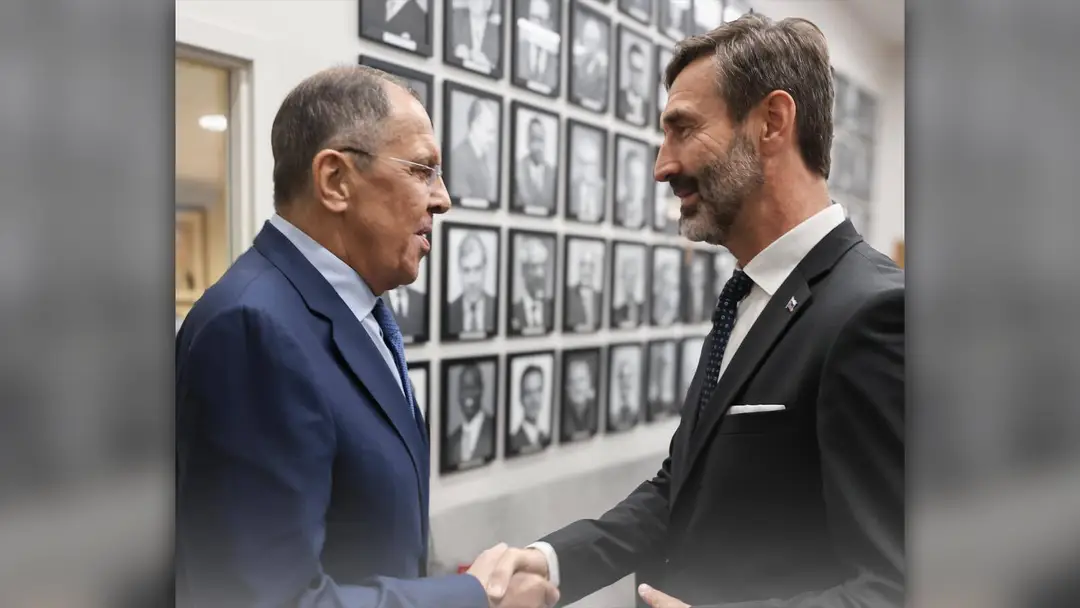  Juraj Blanár a Sergej Lavrov
