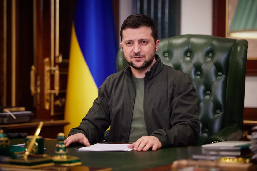 Zelenskyj v marci 2022