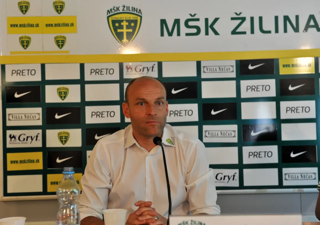 Tréner Žiliny Adrián Guľa