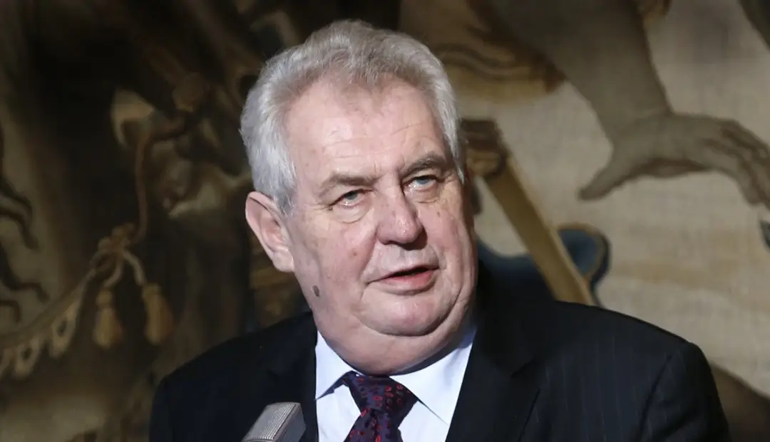Český prezident Miloš Zeman.