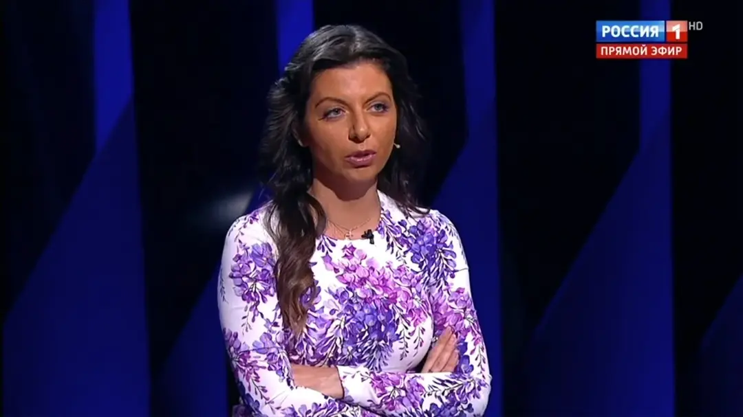 Ruská propagandistka Margarita Simonyan.