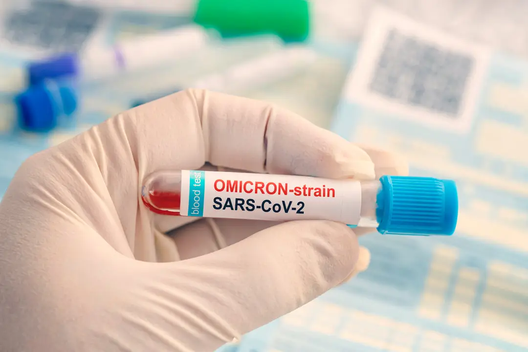 Variant omikron.