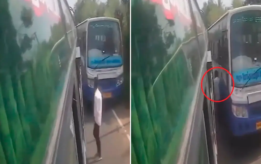 Chodec vyviazol z hrozivo vyzerajúcej nehody s ľahkým zranením.