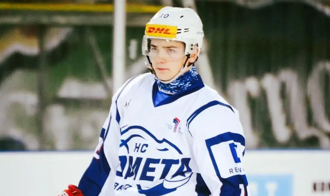 Kristián Lunter v drese HC Kometa Brno.