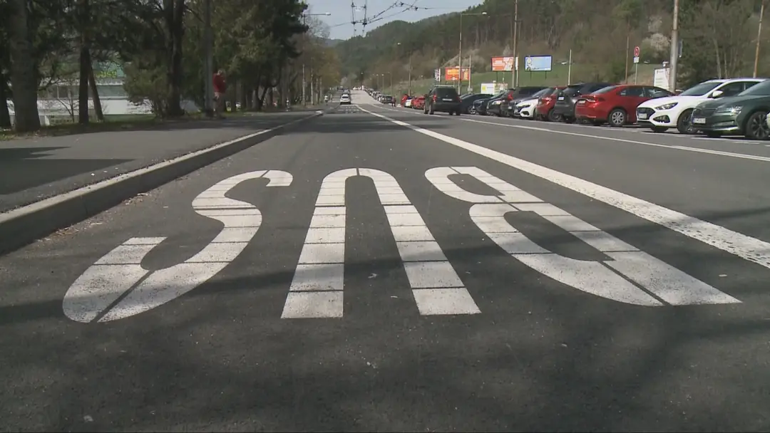 Autobusový pruh.