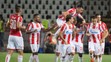Gólová radosť futbalistov Crvenej zvezdy Belehrad v prvom zápase 3. predkola LM proti Trnave.