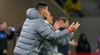 Marek Hamšík a tréner slovenskej futbalovej reprezentácie Francesco Calzona