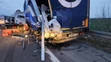 Nehoda na diaľnici D1 za Piešťanmi smerom na Trnavu.
