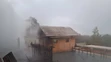 Požiar chaty