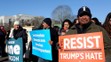 Protesty proti Trumpovi.
