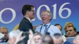 Fabio Capello (vľavo) a Sir Alex Ferguson.