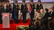 Alpská lyžiarka Petra Vlhová počas 1. kola nočného slalomu vo Flachau.