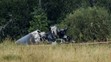 Trosky lietadla, v ktorom zahynul Prigožin.