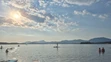Mestská pláž v Liptovskom Mikuláši počas horúčav 