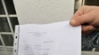 Detail dokumentu, ktorý ukázal médiám právny zástupca rodiny Lučanský - Miroslav Radačovský.