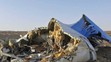 Trosky airbusu ruských aerolínií Metrojet.