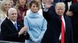Prvá dáma USA Melania Trumpová počas inaugurácie manžela Donalda.