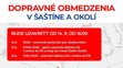 Dopravné obmedzenia v Šaštíne