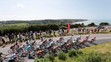 Pelotón počas 6. etapy TdF z Abbeville do Le Havre.