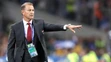 Tréner albánskej futbalovej reprezentácie Gianni De Biasi počas duelu s Francúzskom na ME.