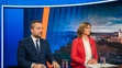 Veronika Remišová (Za ľudí) a Ľuboš Blaha (Smer-SD) v relácii Na telo.