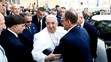 Pápež František po prepustení z nemocnice.