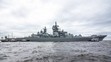 Ruský krížnik Admiral Nachimov.