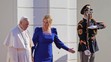 Pápež František a prezidentka Zuzana Čaputová.
