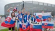 Pozitívne naladení slovenskí priaznivci pred duelom Slovenska proti Švédsku na ME 21.