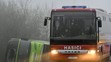 Nehoda autobusu z Ukrajiny pred obcou Dargov.