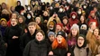 Protivojnové protesty v Moskve.