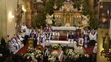 Posledná rozlúčka s kňazom Antonom Srholcom vo farskom Kostole sv. Michala v Skalici.