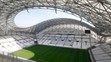 Zrenovovaný štadión Stade Vélodrome vo francúzskom Marseille.