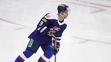 Na snímke Rayen Petrovický, ktorý debutuje v slovenskej hokejovej reprezentácii.