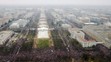 Pochod žien pred washingtonským Kapitolom.