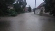 Zatopená obec Kuchyňa.