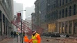 Pád žeriava v New Yorku