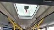 Interiér nového autobusu MHD v Košiciach.